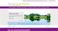 Desktop Screenshot of manorpracticeashfurlong.co.uk